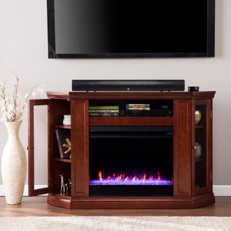 SEI Claremont Color Changing Convertible Fireplace