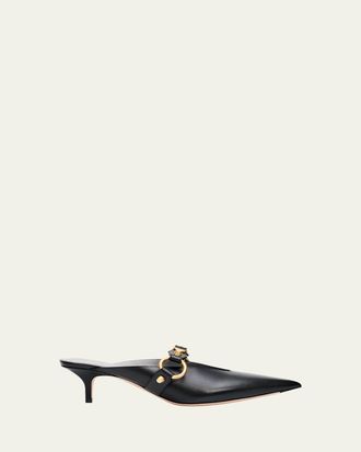 Balenciaga 45mm City Leather Mules