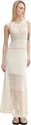 Moschino Dames, Jurken, Beige, Maat: M Katoen