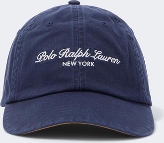 Polo Ralph Lauren Gorra de sarga de algod&oacute;n con logo
