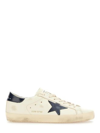 Golden Goose Superstar Distressed Goat Leather Sneakers