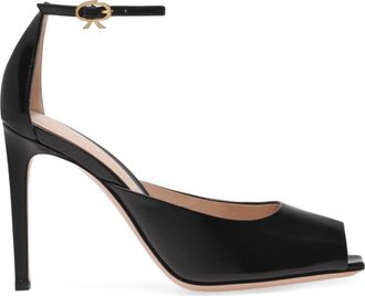 Gianvito Rossi Ethel Sandal in Black Nappa at Nordstrom, Size 40