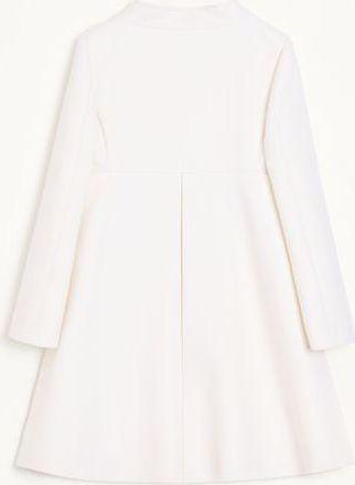 Valentino Cappotto in Double Compact Driill Donna AVORIO 36