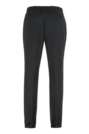Ermenegildo Zegna Stretch Wool-Blend Trousers - Black