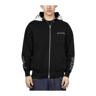 Pleasures Hoodies & sweatvesten, Heren, Zwart, L, Katoen, Balaclava Zip Hoodie