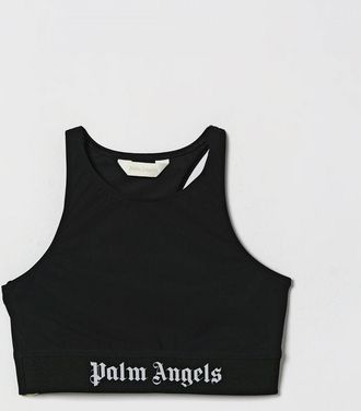 Palm Angels Top crop in poliestere stretch