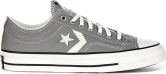 Converse Sneakers, male, Gray, 10 UK, Canvas Trainers in Grey with White Details
