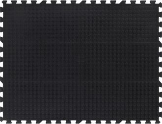 vidaXL Baldosa De Suelo De Goma Negro 12 Mm 90x120 Cm Vidaxl