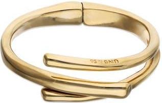 UNOde50 18K Gold-Plated Bracelet In The Shape Of Three Tubes at Nordstrom, Size Medium