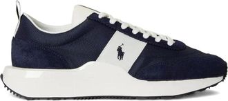 Polo Ralph Lauren Schoenen, Heren, Veelkleurig, 44 EU, Leer, Train 89 Logo Color-Blocked Sneaker