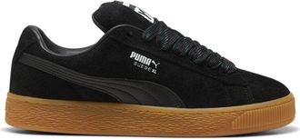 Puma Mens Suede XL Flecked Sneaker, Puma Black/Ponderosa Pine/Gum, 11 UK