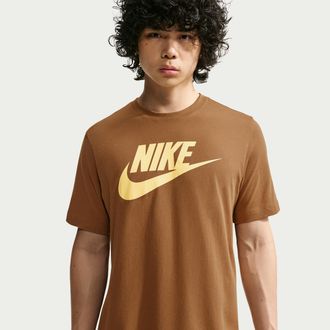 Nike Mens Nike Sportswear T-Shirt in Brown | AR5004-270