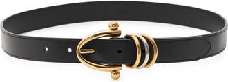 Chlo&eacute; The Chlo&eacute; Bracelet Leather Belt - Black - L