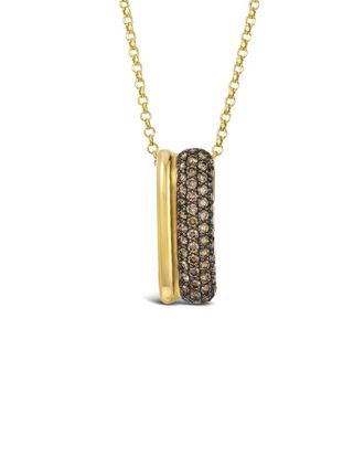 Le Vian Chocolate and Honey 14K 0.60 ct. tw. Diamond Drop Pendant