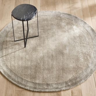 AM.PM Rond tapijt Tencel, handgeweven, Burada