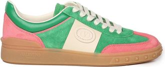 Valentino Garavani Su&egrave;de Sneakers met VLogo Detail - Dames - Sneakers - Veelkleurig - 40 EU - Su&egrave;de - Schoenen