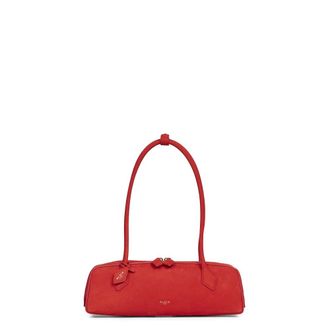 Alaia Shoulder Bags, female, Red, Size: ONE SIZE Le Teckel Medium Bag