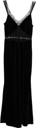 Never Fully Dressed Abito midi con inserti in pizzo - Nero