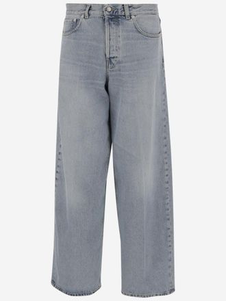 Haikure Light Blue Cotton Jeans
