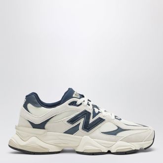 New Balance Sneaker 9060 blu navy e lino in mesh e suede