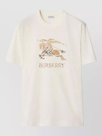 Burberry cotton logo print t-shirt