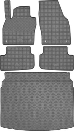 OEM Juego De Alfombrillas De Goma Para El Volkswagen Taigo Suv A Partir De Septiembre De 2021 + Alfombrilla Para El Maletero