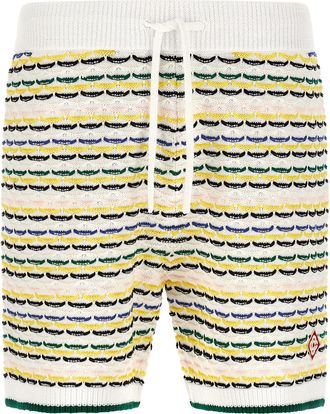 Casablanca Multicolor Cotton Bermuda Mens Shorts