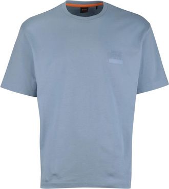 HUGO BOSS Tops, Heren, Blauw, XL, T-Shirt