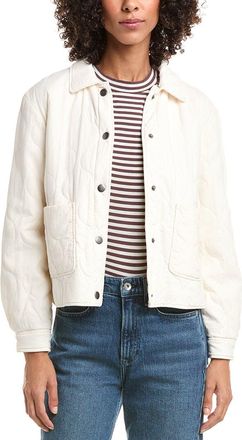 Bella Dahl Two Pocket Cropped Quilted Jacket