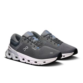 On Mens Cloudflyer 5 Shoes In Stone/ Glacier