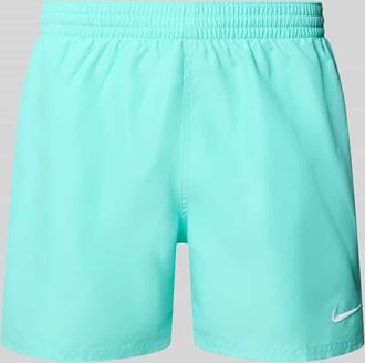 Nike Badeshorts mit Logo-Stitching und Eingrifftaschen in Helltuerkis, Gr&ouml;&szlig;e XXL