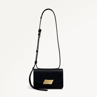 Radley London The Belsize SS26 Black Mini Flapover Cross Body Bag Radley London