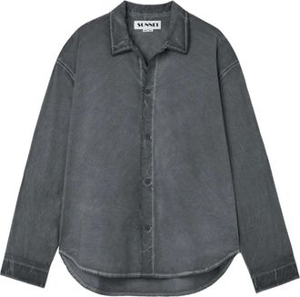 Sunnei Camicia effetto schiarito - Grigio