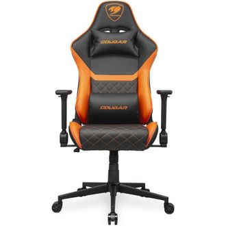 Cougar Armor One V2 - Silla Para Videojuegos, Superficie De Piel De Pvc, Reposabrazos Plegables 4d, Reclinable De 155&deg;, Ajuste De Altura De Elevaci&oacute;n De Pist