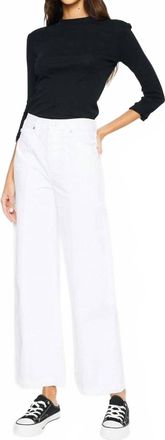 Kancan Mara Ultra High Rise 90s Wide Leg Jeans In White