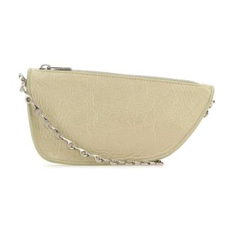 Burberry Cross Body Bags, female, Green, Size: ONE SIZE Micro Sling Shield Crossbody