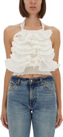 The Garment Cyprus Layer Top With Ruffles