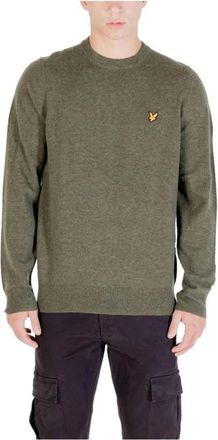 Lyle & Scott Nylon Sweatshirt - Heren - Ronde hals truien - Groen - XL - Nylon - Truien & Vesten