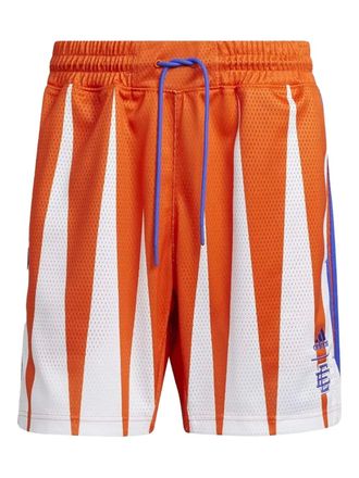 adidas geometric-print shorts - men - Recycled Polyester - S - White