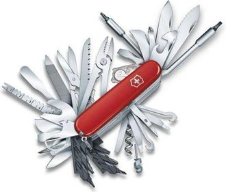 Victorinox by Swiss Army Swiss Champ xxl, Coltellino Svizzero, Originale, Multiuso, Campeggio, 73 Funzioni, Lama, grande, Lama, piccola - Victorinox