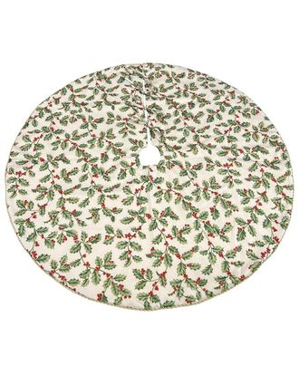 Lenox Golden Holly Tree Skirt
