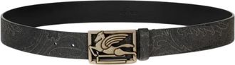 Etro Dames, Accessoires, Zwart, Maat: 105 CM Leer