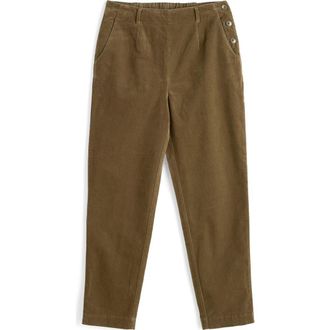 Seasalt Cornwall Crackington Sailor Button Crop Pull-On Pants in Laurel at Nordstrom Rack, Size 14 Us / 18 Uk