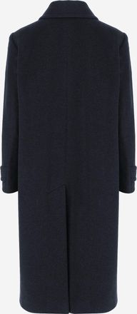Tagliatore Womens Cashmere Coat Bethany Ultramarine Blue