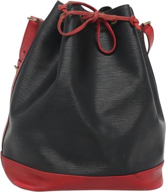 Louis Vuitton Bicolor Noe Handbag Epi Leather Black Leather Bag (Pre-Owned)