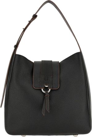 Hogan Hobo Trend Tas - Dames - Schoudertassen - Zwart - ONE Size - Leer - Tassen