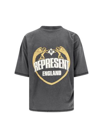 Represent Mens T-Shirts And Polos Grey Cotton