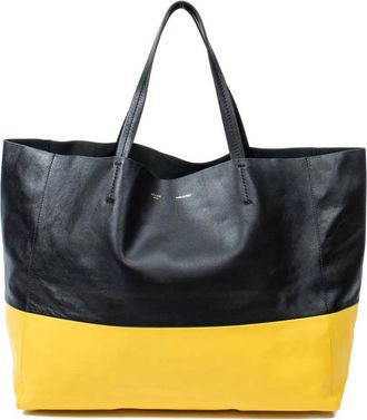 Celine Borsa tote bicolore 2010 - Nero