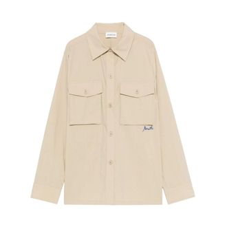 P.A.R.O.S.H. Light Jackets, female, Beige, Size: XS Parosh Shirts Beige