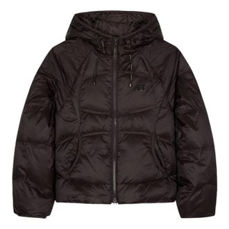 New Balance (WMNS) New Balance Flying Hooded Short Down Jacket Asia Sizing Brown NBNPF4W942-85